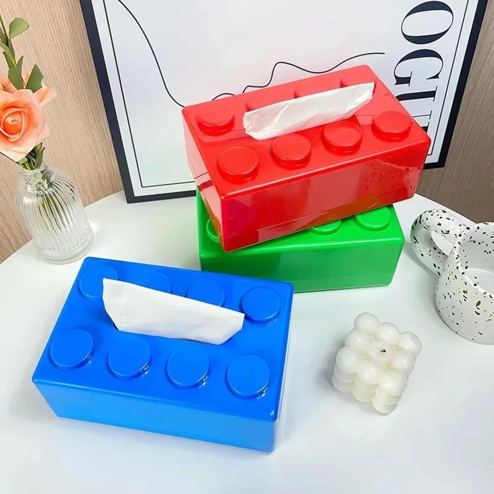 Lego Tissue Wall-mounted Paper Holder Bathroom Waterproof Storage Punch-free Box - Picture 1 of 6